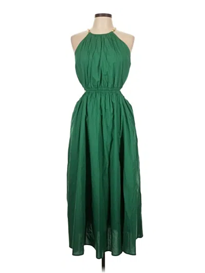 Pre-owned Guess Casual Dress In Green