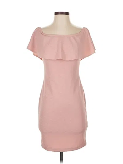 Pre-owned Guess Casual Dress In Pink