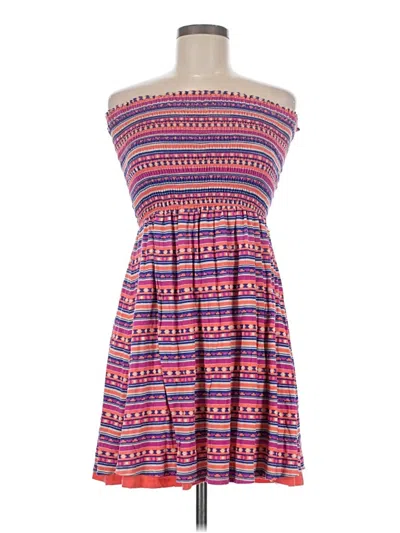 Pre-owned Guess Casual Dress In Pink