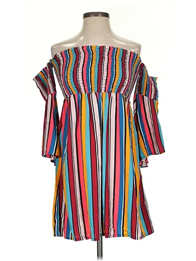 Pre-owned Guess Casual Dress In Red