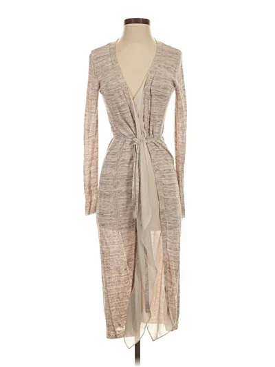 Pre-owned Guess Casual Dress In Tan