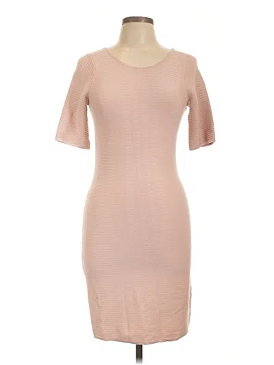 Pre-owned Guess Casual Dress In Tan