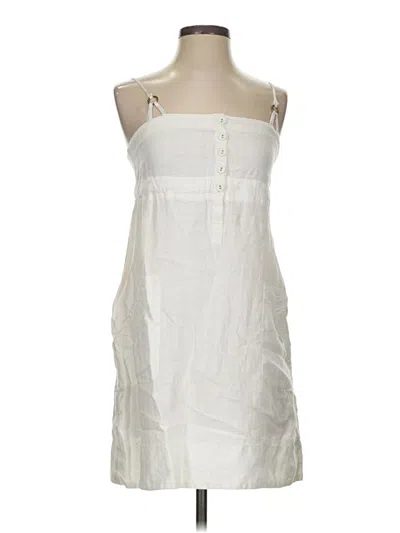 Pre-owned Guess Casual Dress In White