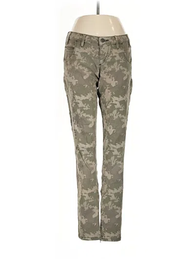 Pre-owned Guess Casual Pants In Green