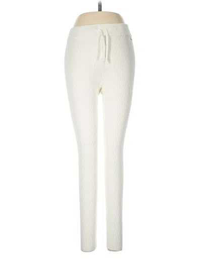 Pre-owned Guess Casual Pants In Ivory
