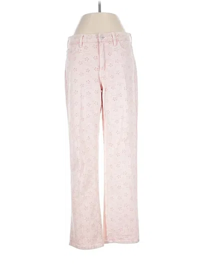 Pre-owned Guess Casual Pants In Pink