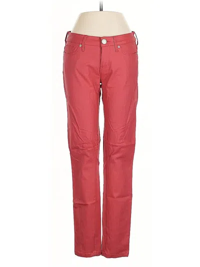 Pre-owned Guess Casual Pants In Red