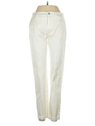Pre-owned Guess Casual Pants In White