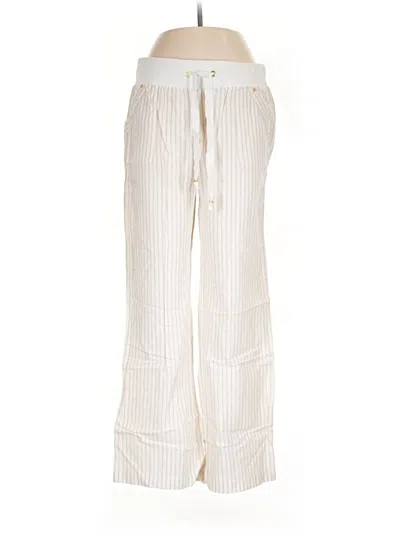 Pre-owned Guess Casual Pants In White