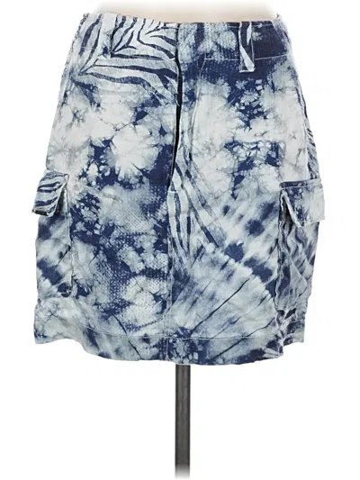 Pre-owned Guess Casual Skirt In Blue