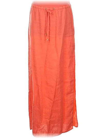 Pre-owned Guess Casual Skirt In Orange