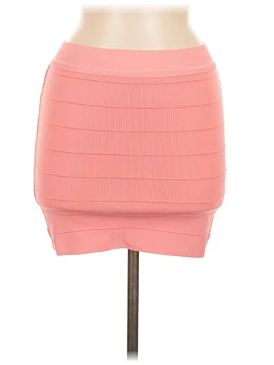 Pre-owned Guess Casual Skirt In Pink