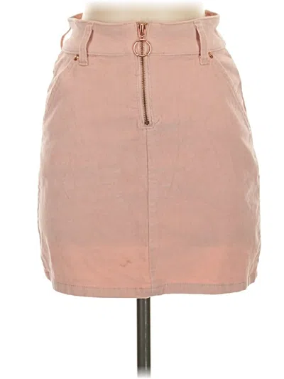 Pre-owned Guess Casual Skirt In Pink