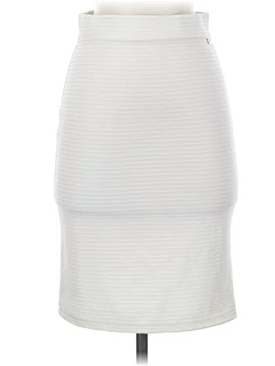 Pre-owned Guess Casual Skirt In White