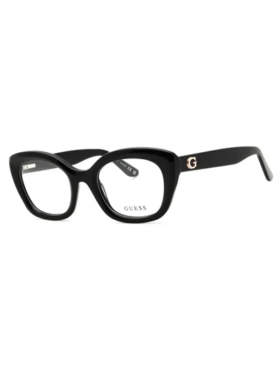 Guess Cat Eye Eyeglasses For Women - Gu5225 Style In Black