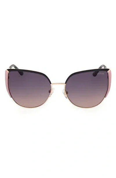 Guess Cat Eye Sunglasses In Multi