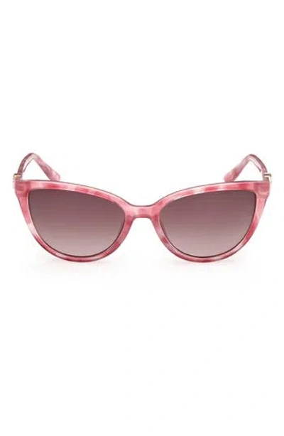 Guess Cat Eye Sunglasses In Pink
