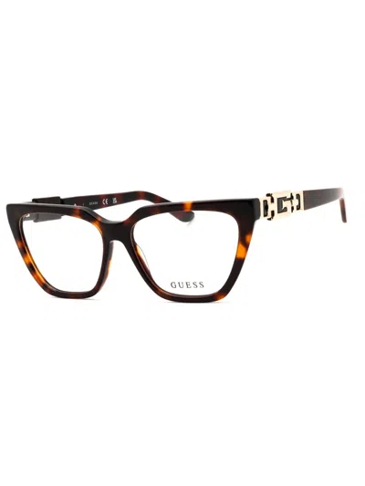 Guess Cat Eye Women's Acetate Eyeglasses In Multi