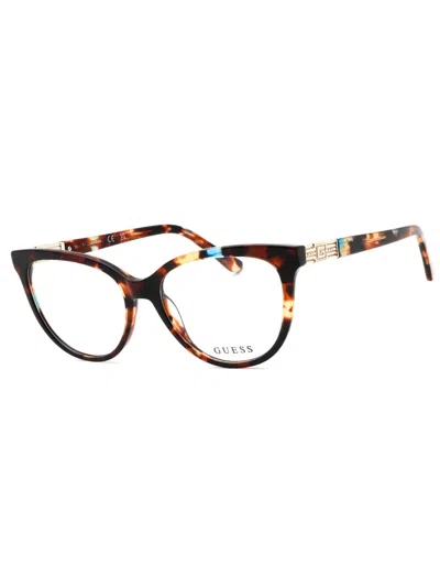 Guess Cat Eye Women's Eyeglasses Gu2942 - Chic Acetate Frame In Brown