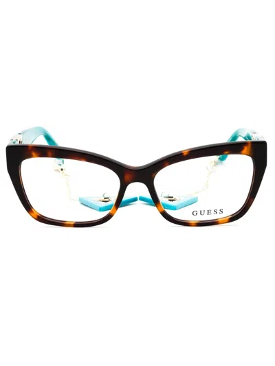Guess Cat Eye Women's Eyeglasses - Style Gu2960 In Multi