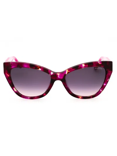 Guess Cat Eye Women's Sunglasses In Burgundy