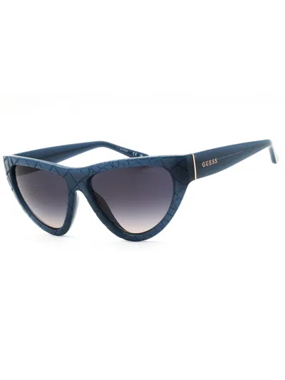 Guess Cat-eye Sunglasses For Women - Stylish And Modern Design In Blue