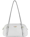 Guess Cerelia Medium Shoulder Satchel In White
