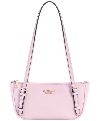 Guess Cerelia Small Shoulder Satchel In Orchid