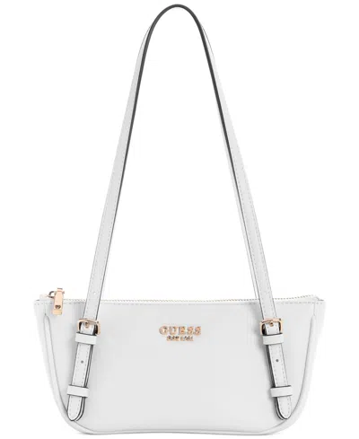 Guess Cerelia Small Shoulder Satchel In White