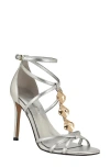 Guess Chaella Ankle Strap Sandal In Multi