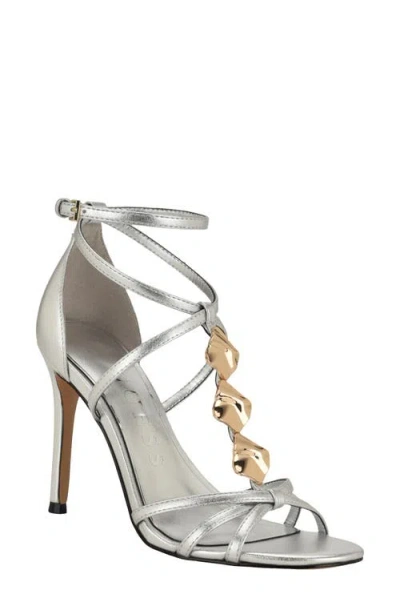 Guess Chaella Ankle Strap Sandal In Multi