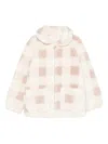 Guess Check-pattern Pocket Jacket In Pink