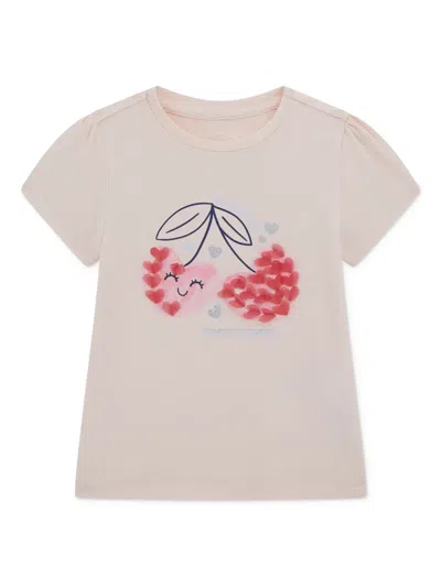 Guess Kids' Cherry T-shirt In 粉色