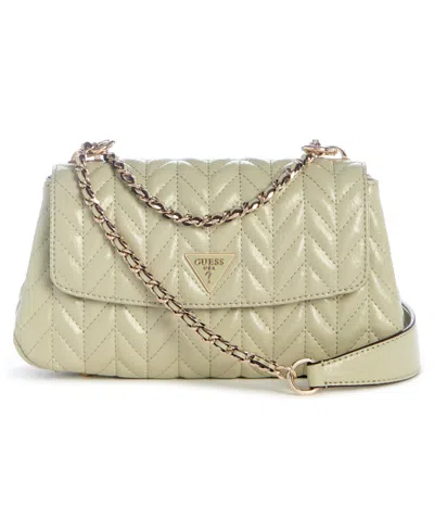 Guess Cheryl Convertible Xbody Flap Handbag In Neutral