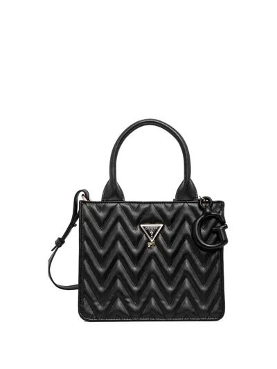 Guess Kids' 셰브런 로고 토트 백 In Black