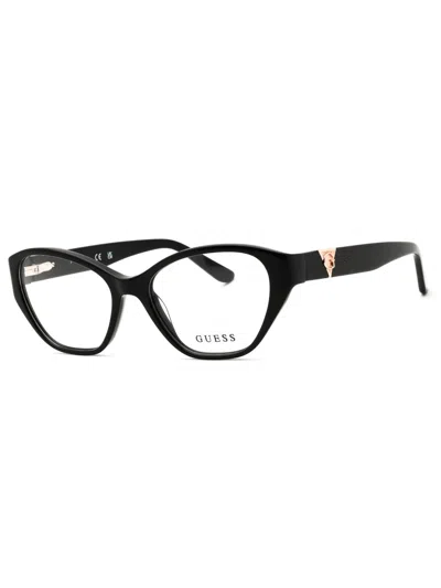 Guess Chic Cat-eye Eyeglasses For Women In Black