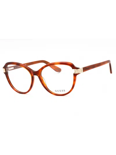 Guess Chic Cat-eye Eyeglasses In Red