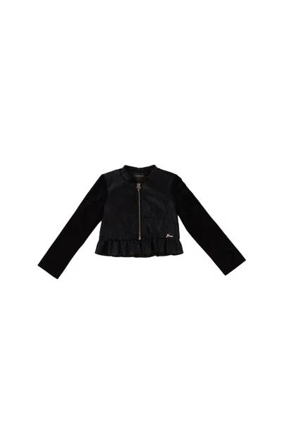 Guess Kids'  Child Jacket J5rl12 Wfv60 Jblk Ls Jacket Ceremony Black