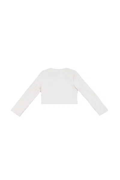 Guess Kids'  Child Jacket J6rl01wfv60 G012 Pu Ls Jacket Ceremony Pure White