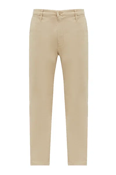 Guess Chino Men's Pants Beige In Brown