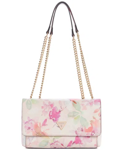 Guess Clai Convertible Crossbody Flap, Created For Macy's In Floral