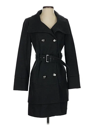 Pre-owned Guess Coat In Black