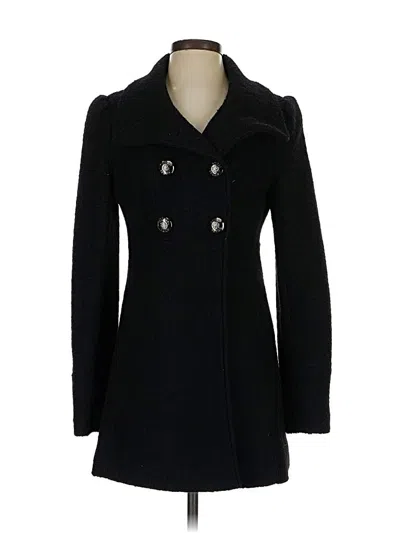 Pre-owned Guess Coat In Black