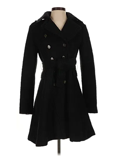 Pre-owned Guess Coat In Black