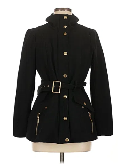 Pre-owned Guess Coat In Black