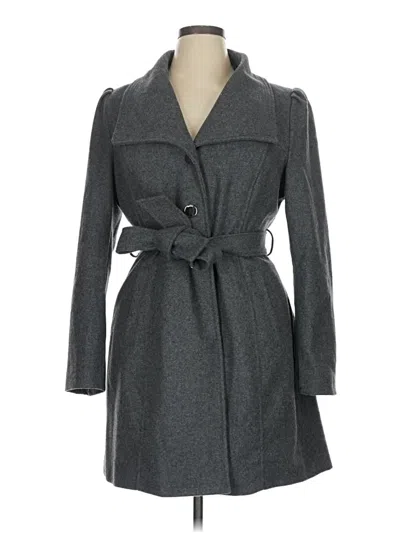 Pre-owned Guess Coat In Gray