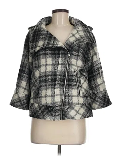 Pre-owned Guess Coat In Gray