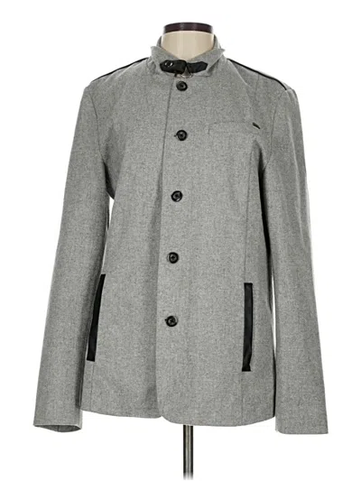 Pre-owned Guess Coat In Gray