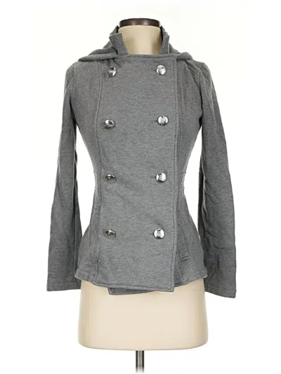 Pre-owned Guess Coat In Gray