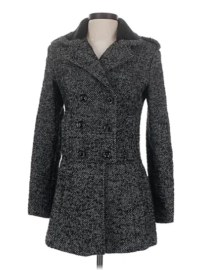 Pre-owned Guess Coat In Gray